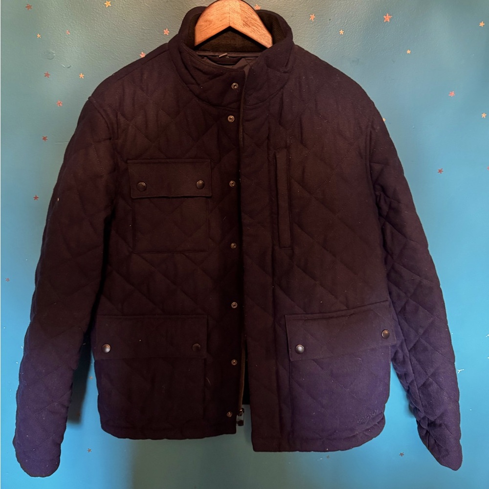 Bonobos Quilted Wool Coat